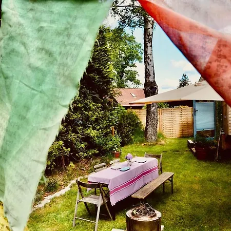 Eco-luxury Tiny House I Digital Detox I Badesee Feriehus