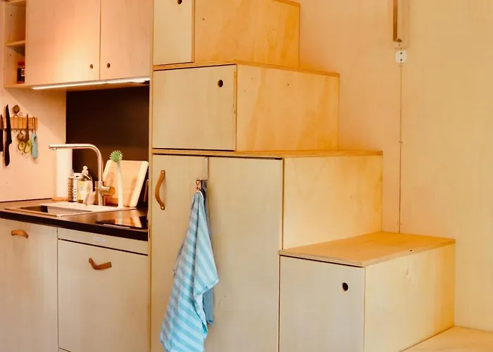 Feriehus Eco-luxury Tiny House I Digital Detox I Badesee Ottersberg